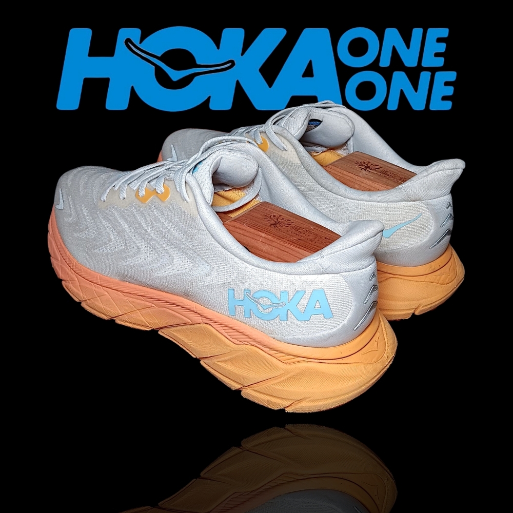 Hoka One One Arahi 6 Womens Running Shoes Nimbus Cloud Size 9.5 B 1123195-NCBDB.
